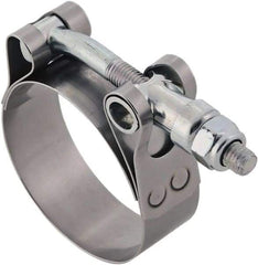 IDEAL TRIDON - 3 to 3.31" Hose, 3/4" Wide, T-Bolt Hose Clamp - 3 to 3.31" Diam, Stainless Steel - Caliber Tooling