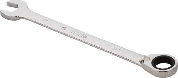 Proto - 34mm 12 Point Combination Wrench - 0° Offset Angle, 18-1/8" OAL, Steel, Chrome Finish - Caliber Tooling