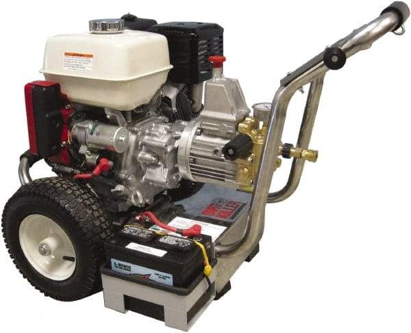 Dirt Killer - Gas, 13 hp, 3,500 psi, 4.2 GPM, Cold Water Pressure Washer - Heavy Duty Axial Cam, 50' x 3/8" Hose - Caliber Tooling