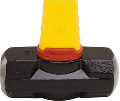 Stanley - 10 Lb Head, 35-1/4" Long Sledge Hammer - Steel Head, 40" Fiberglass Handle - Caliber Tooling