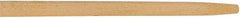 Rubbermaid - 60 x 1-1/8" Wood Handle for Push Brooms - Tapered Connection, Tan - Caliber Tooling