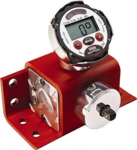 Proto - 5 to 50 In/Lb Electronic Torque Tester - 1/4" Drive, 6" OAL, ±1% Accuracy - Caliber Tooling