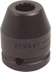 Proto - 3/4" Drive 20mm Standard Impact Socket - 12 Points, 1-29/32" OAL - Caliber Tooling