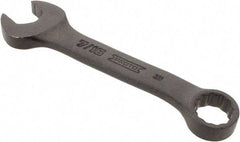 Proto - 7/16" 12 Point Offset Combination Wrench - 15° Offset Angle, 4-1/16" OAL, Steel, Black Finish - Caliber Tooling