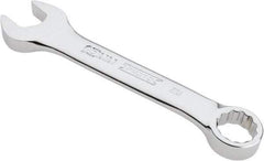 Proto - 10mm 12 Point Offset Combination Wrench - 15° Offset Angle, 3-3/4" OAL, Steel, Chrome Finish - Caliber Tooling