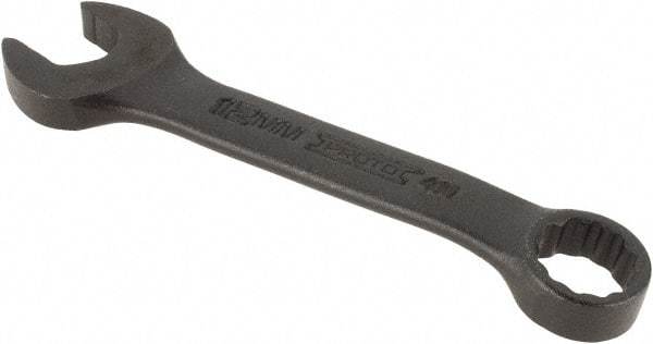 Proto - 12mm 12 Point Offset Combination Wrench - 15° Offset Angle, 4-1/8" OAL, Steel, Black Finish - Caliber Tooling