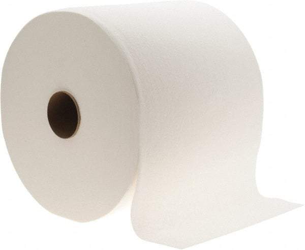 Made in USA - General Purpose Wipes - Jumbo Roll, 12-1/2" x 13" Sheet Size, White - Caliber Tooling