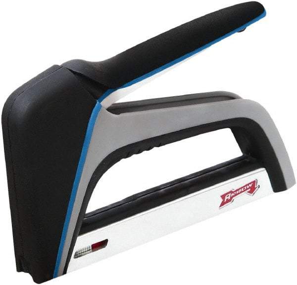 Arrow - Manual Staple Gun - 82 Lb Capacity, Plastic with Solid Steel Base - Caliber Tooling