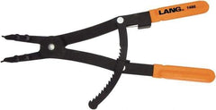 Lang - 3-1/2 to 6-1/2" Ring, External Retaining Ring Pliers - 3-1/2" Min Ring Size x 6-1/2" Max Ring Size - Caliber Tooling