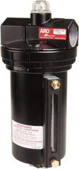 ARO/Ingersoll-Rand - 1" NPT, 200 Max psi Super Duty Modular Lubricator - Metal Bowl with Sight Glass, Zinc Body, 374 CFM, 150°F Max Temp, 4.63" Long x 4.79" Wide x 10.90" High - Caliber Tooling