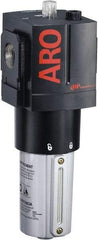 ARO/Ingersoll-Rand - 1" NPT, 250 Max psi Heavy Duty Modular Lubricator - Metal Bowl with Sight Glass, Aluminum Body, 330 CFM, 175°F Max Temp, 3.54" Long x 3.86" Wide x 10.11" High - Caliber Tooling