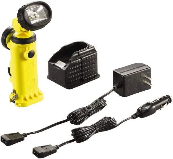 Streamlight - White LED Bulb, 163 Lumens, Industrial/Tactical Flashlight - Yellow Plastic Body, 1 4.8 V\xB6Sub-C NiCad Battery Included - Caliber Tooling