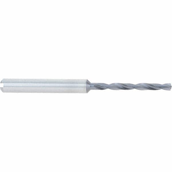 Accupro - 6.5mm 140° Spiral Flute Solid Carbide Taper Length Drill Bit - Caliber Tooling