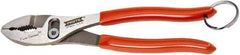 Proto - 8" OAL, 2-3/32" Jaw Length, 1-5/16" Jaw Width, Tethered, Slip Joint Pliers - 2 Positions, Slip Joint Head, Slip Joint Plier Tool - Caliber Tooling