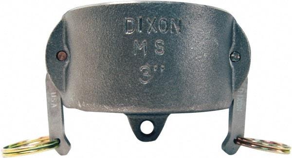 Dixon Valve & Coupling - 4" Malleable Iron Cam & Groove Suction & Discharge Hose Dust Cap For Use with Adapters - Part DC, 100 Max psi - Caliber Tooling