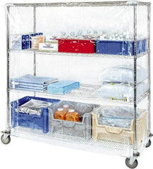 Quantum Storage - 24" Wide, 63" High, Open Shelving Accessory/Component - Vinyl, 48" Long, Use with Wire Shelving Units (WR Series) - Caliber Tooling