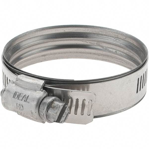 IDEAL TRIDON - SAE Size 34, 41 to 62mm Diam, Stainless Steel 360° Worm Drive Clamp - Caliber Tooling