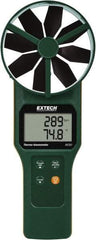 Extech - 0.2 to 30 m/Sec Air CFM and CMM Thermo Anemometer - 140°F Max - Caliber Tooling