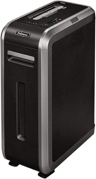 FELLOWES - 5/32 x 1-1/2" Strip, Manual 18 Sheet Cross Cut Paper Shredder - 21-1/8" Long x 11-1/4" Wide x 28" High, Level 4 Security, 14 Gal Wastebasket - Caliber Tooling