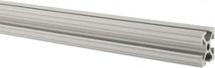 80/20 Inc. - 72 Inches Long x 1 Inch Wide x 1 Inch High, T Slotted Aluminum Extrusion - 0.4379 Square Inches, Clear Anodized Finish - Caliber Tooling