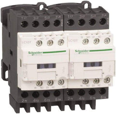 Schneider Electric - 4 Pole, 110 Coil VAC at 50/60 Hz, 40 Amp at 440 VAC, Reversible IEC Contactor - Bureau Veritas, CCC, CSA, CSA C22.2 No. 14, DNV, EN/IEC 60947-4-1, EN/IEC 60947-5-1, GL, GOST, LROS, RINA, RoHS Compliant, UL 508, UL Listed - Caliber Tooling