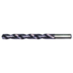 #12 RHS / RHC HSS-CO 8% (M42) 135 Degree Split Point Heavy Duty Cobalt Drill - TiAlN