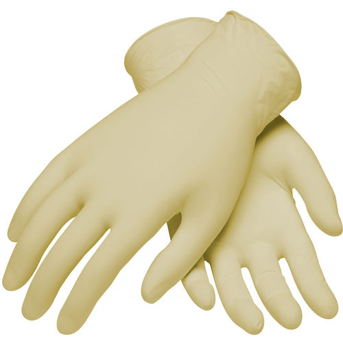 ‎100-322400/M CE Single Use Gloves - Latex - Finger Textured - 7 mil - Class 100 - 9 1/2 Inch - PF - Exact Industrial Supply