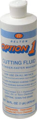 Relton - Option1, 1 Pt Bottle Cutting Fluid - Water Soluble, For Cleaning, Machining - Caliber Tooling