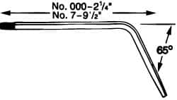 Victor - Series Elbow Torch Tip - Tip Number 1-ET, Oxygen Acetylene, For Use with 2-UM - Exact Industrial Supply