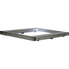 Vestil - 4,000 Lb Capacity Aluminum Pallet Dolly - 36" Long x 36" Wide x 4-1/4" High, 3" Wheels - Caliber Tooling