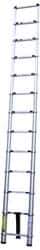 Vestil - 10-1/2' High, Type II Rating, Aluminum Telescopic Ladder - 225 Lb Capacity, 7-1/2' Working Length - Caliber Tooling