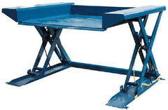 Vestil - 2,000 Lb Capacity Ground Scissor Lift Table - 1/2" Lift Height, 50" Platform Length x 52" Platform Width - Caliber Tooling