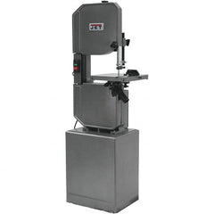 Jet - 13-1/2 Inch Throat Capacity, Step Pulley Vertical Bandsaw - 3300 (Wood), 39, 57, 78, 107, 142, 196, 278 (Metal) SFPM, 1 HP, Single Phase - Caliber Tooling