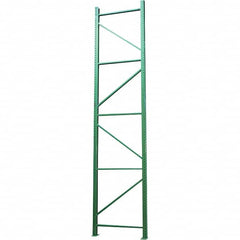 Vestil - 24,000 Lb Capacity Heavy-Duty Framing Upright Pallet Storage Rack - 42" Wide x 120" High x 42" Deep, Green - Caliber Tooling