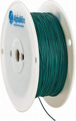 Alpha Wire - 24 AWG, 1 Strand, 305 m OAL, Tinned Copper Hook Up Wire - Green PVC Jacket, 0.052" Diam - Caliber Tooling