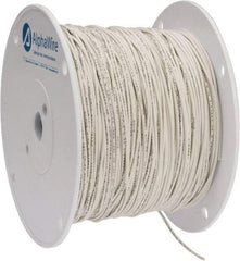 Alpha Wire - 18 AWG, 16 Strand, 305 m OAL, Tinned Copper Hook Up Wire - White PVC Jacket, 0.079" Diam - Caliber Tooling