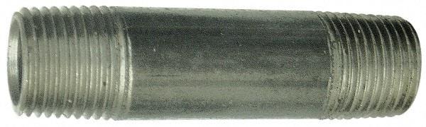 B&K Mueller - Schedule 40, 1-1/2 x 72" Galvanized Pipe Nipple - Threaded Steel - Caliber Tooling