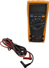 Fluke - 175 ESFP, CAT IV, CAT III, 1,000 VAC/VDC, Digital True RMS Auto Ranging Manual Ranging Multimeter - 50 mOhm, Measures Voltage, Capacitance, Current, Frequency, Resistance - Caliber Tooling