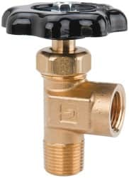 Parker - FNPTF x MNPTF End Connection Brass Truck Valve - 2.72" OAL, 3/8" Pipe - Caliber Tooling