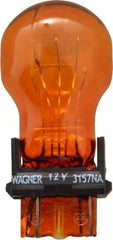 Value Collection - 12 Volt, Park & Signal Automotive Miniature Lamp - 26.88/8.26 Watt, Amber - Caliber Tooling