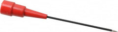 Pomona - Red Electrical Test Equipment Jack - Use with Digital Multimeters - Caliber Tooling