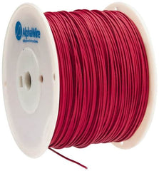 Alpha Wire - 16 AWG, 1 Strand, 305 m OAL, Tinned Copper Hook Up Wire - Red PVC Jacket, 0.083" Diam - Caliber Tooling