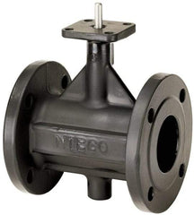 NIBCO - 2" Pipe, Flanged Butterfly Valve - Bare Stem Handle, Ductile Iron Body, Polyamide Seat, 285 WOG, EPDM Coated Ductile Iron Disc, Stainless Steel Stem - Caliber Tooling