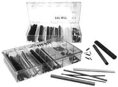 Alpha Wire - 82 Piece, Black, Heat Shrink Electrical Tubing Kit - Nylon, PVC, PVDF, SR-XLPO and XLPO - Caliber Tooling