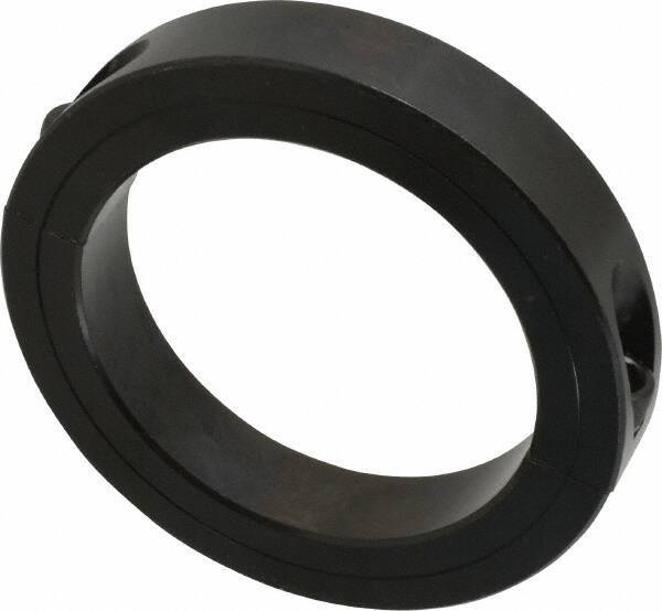 Climax Metal Products - 3-7/16" Bore, Steel, Two Piece Clamp Collar - 4-3/4" Outside Diam, 7/8" Wide - Caliber Tooling