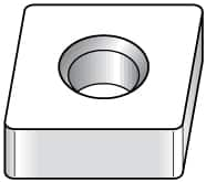 Kennametal - CNMA544 T0820 Grade KY3500 Ceramic Turning Insert - Uncoated, 80° Diamond, 5/8" Inscr Circle, 1/4" Thick, 1/16" Corner Radius - Caliber Tooling