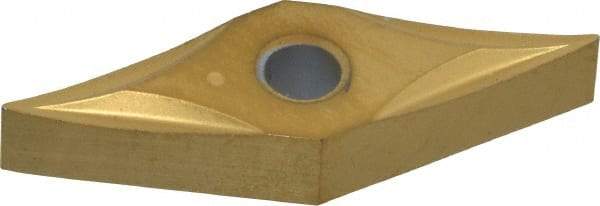 Kennametal - VNGP330.5 Grade KC730 Carbide Turning Insert - TiN Finish, 35° Diamond, 3/8" Inscr Circle, 3/16" Thick, 0.0079" Corner Radius - Caliber Tooling