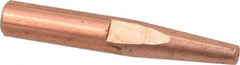 Bernard - MIG Q Gun Contact Tip Welder Nozzle/Tip/Insulator - 0.035" Wire Outside Diam - Exact Industrial Supply