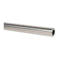 Thomson Industries - 1" Diam, 2' Long, Steel Tubular Round Linear Shafting - 58-63C Hardness, 0.031 Tolerance - Caliber Tooling