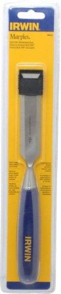 Irwin - 10-3/4" OAL x 1" Blade Width Wood Chisel - Polypropylene Handle - Caliber Tooling